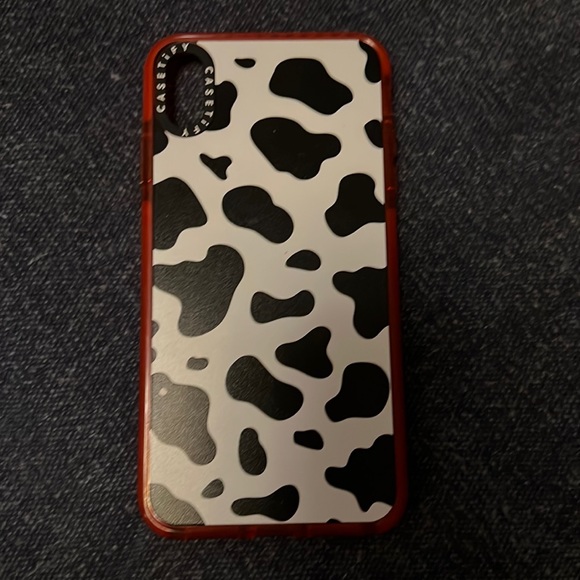 Adorable Casetify XS cow print case. Used for a short time. perfect condition! - Picture 1 of 4